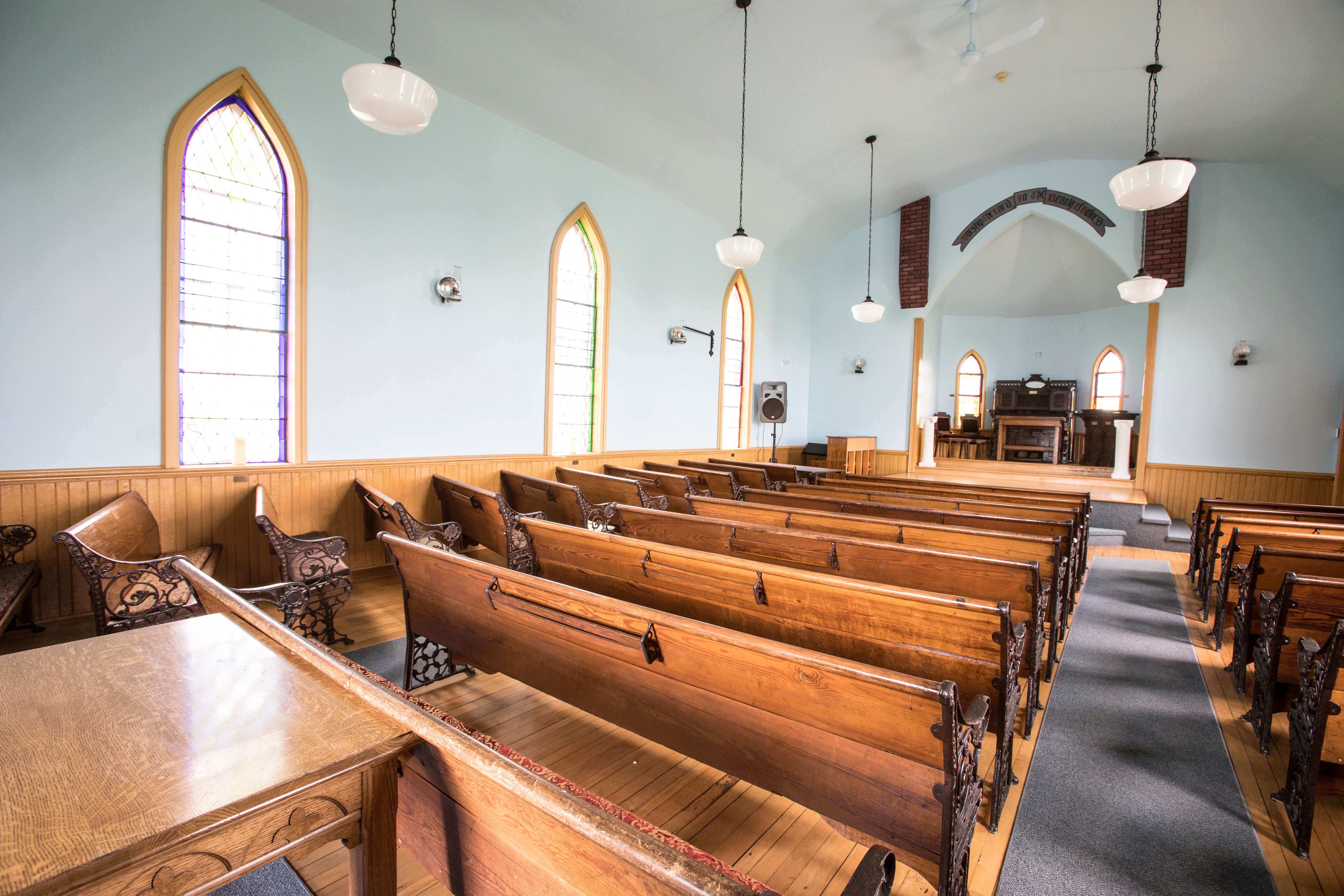 Interior of the Corbetton Church